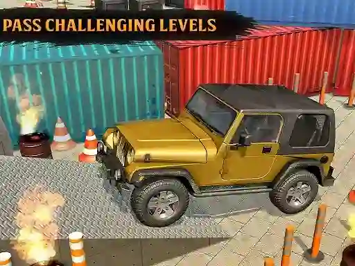 Spill Classic Real 4x4 Jeep Parking Drive Game online