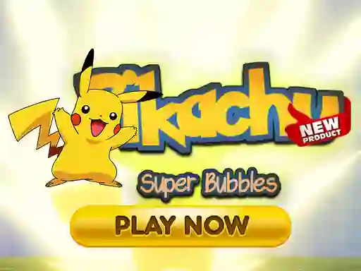 Spill Pikachu Super Bubbles online