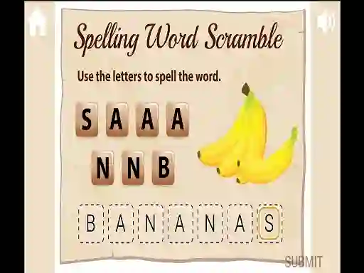 Spill Spelling Word Scramble online