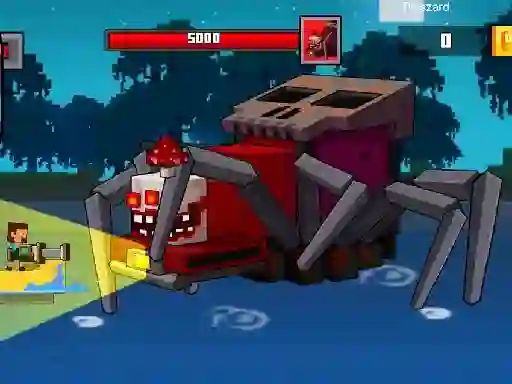 Spill Pirate Block Craft Monster Shooter online