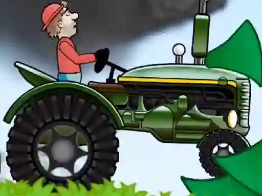 Spill Tractor Driving Hill Climb 2D online