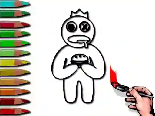 Spill Rainbow Friends Coloring Book online
