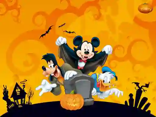 Spill Disney Halloween Jigsaw Puzzle online