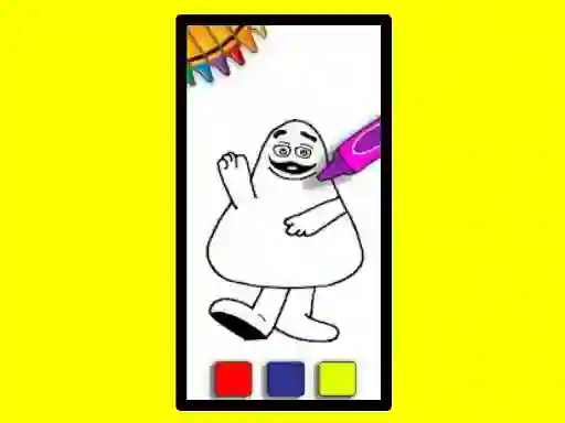 Spill Grimace Coloring Book online