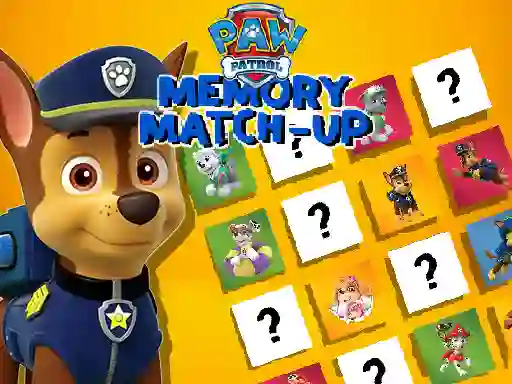Spill Paw Patrol Memory Match Up online