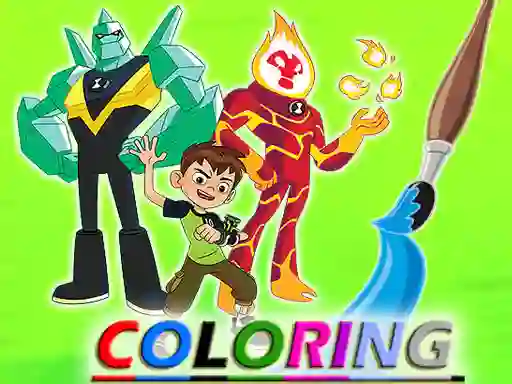 Spill Ben 10 Coloring online
