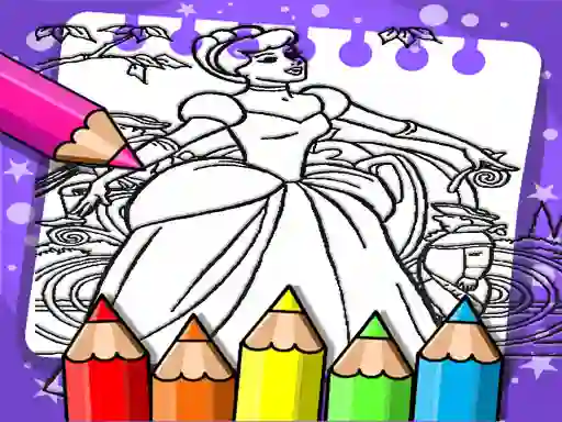 Spill Cinderella Color Book online