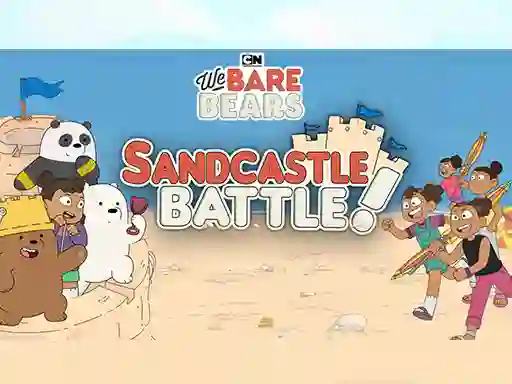 Spill Sandcastle Battle! We Bare Bears online