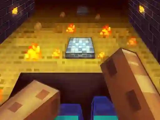 Spill Parkour in the cave 3D online