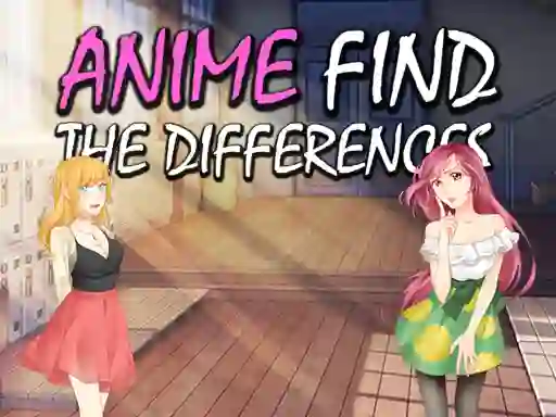 Spill Anime Find The Differences online