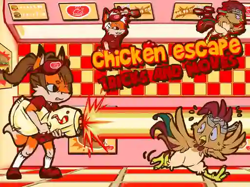 Spill Chicken Escape Tricks and moves online