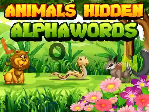 Spill Animals Hidden AlphaWords online