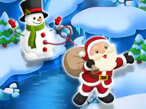 Spill Santa SnowMan Jump online