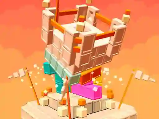 Spill Demolish Castle Puzzle online