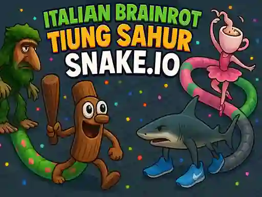 Spill Italian Brainrot Tung Sahur Snake.io online