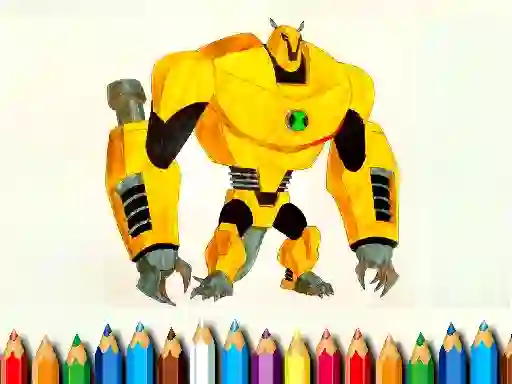 Spill Ben10 Monsters Coloring book online