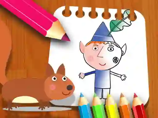 Spill Ben Hollys Coloring Book online