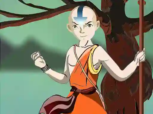 Spill Avatar Aang DressUp online