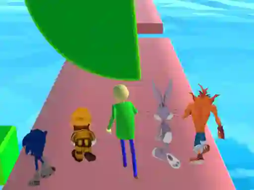 Spill Fun Race 3D baldi's basics online