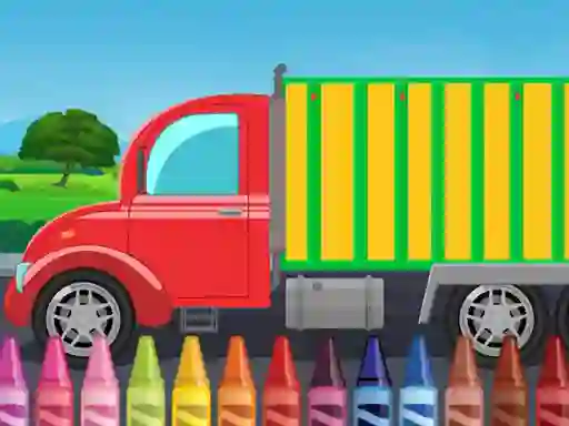 Spill Truck Coloring online