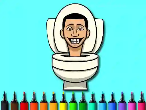 Spill Color Skibidi Toilet online