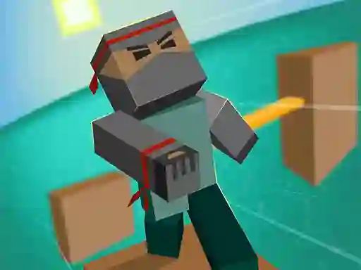 Spill Blocky Parkour Ninja online