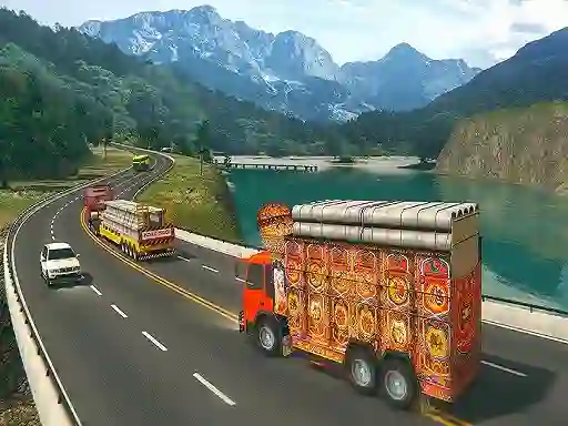 Spill Indian Cargo Truck Gwadar Port Game online