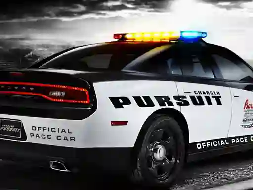 Spill Police Cars Slide Puzzle online