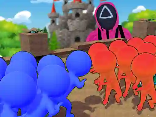 Spill Squid Game Crowd Pusher online