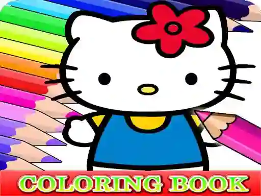 Spill Coloring Book for Hello Kitty online