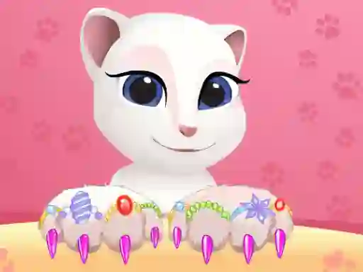 Spill Talking Tom Angela Great Manicure online