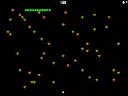 Spill Centipede Attack 2D online