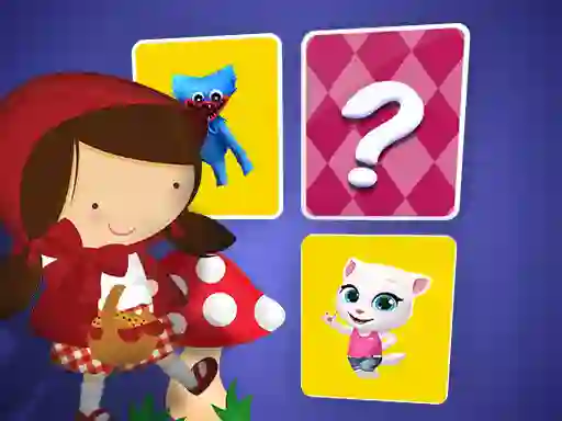 Spill Little Red Riding Hood Memory Card Match online