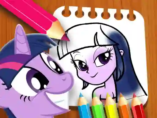 Spill Equestria Girls Coloring Book online