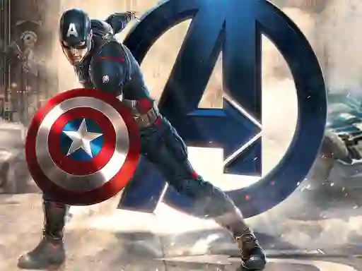 Spill Captain American Jigsaw Puzzle online