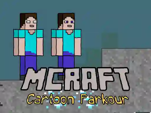 Spill Mcraft Cartoon Parkour online