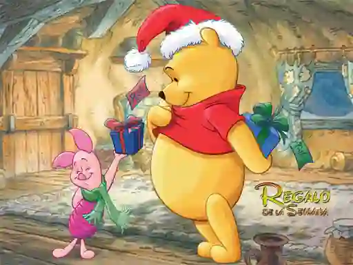 Spill Winnie the Pooh Christmas Jigsaw Puzzle online