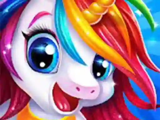 Spill Unicorn Make up Girl online