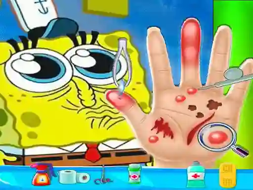Spill Spongebob Hand Doctor online