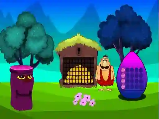 Spill Caveman Treasure Escape online