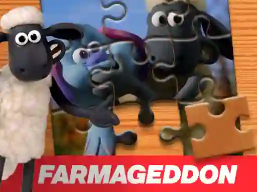 Spill  A Shaun the Sheep Movie Farmageddon Jigsaw Puzzle online