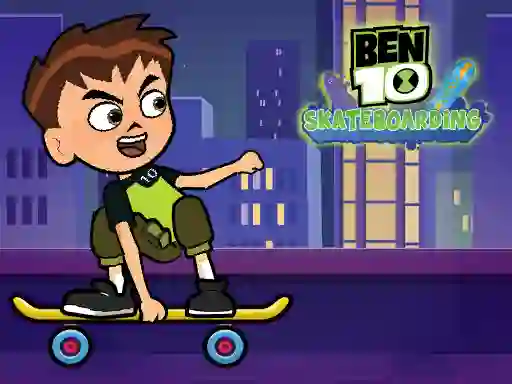 Spill Ben 10 Skateboarding online