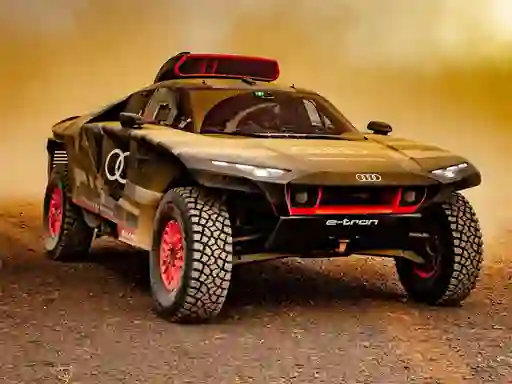 Spill Audi RS Q Dakar Rally Puzzle online
