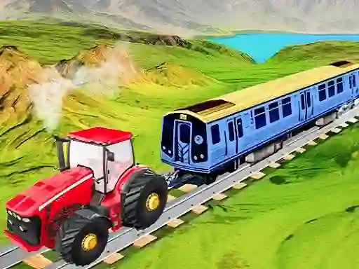 Spill Chain Tractor Train Towing Game 3D online
