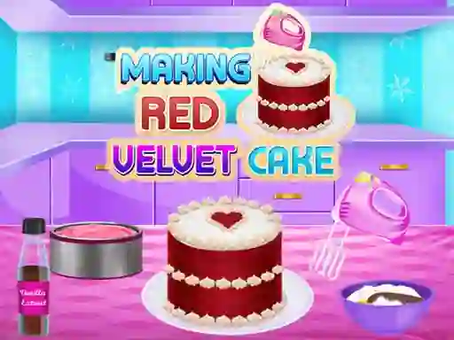 Spill Making Red Velvet Cake online