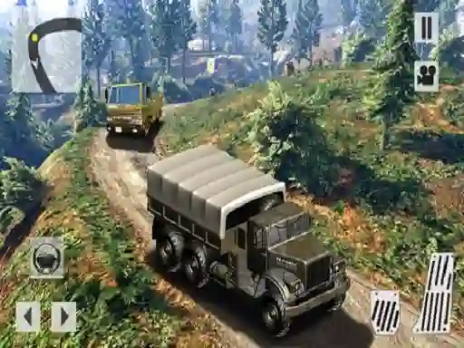 Spill US OffRoad Army Truck Driver online