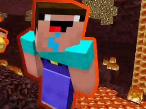 Spill Noob Parkour: Nether online