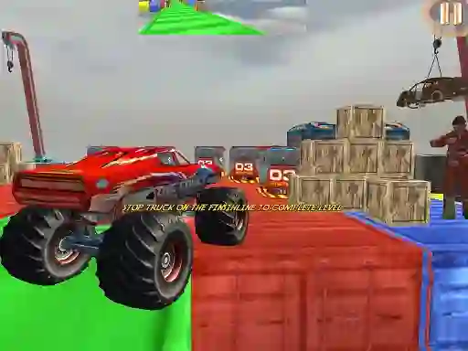 Spill Monster Truck Driving Stunt Game Sim online