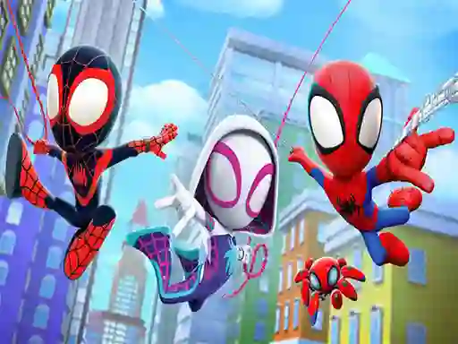 Spill Spidey and his Amazing Friends Swing Into Action! online