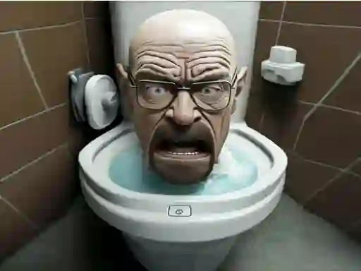 Spill Funny Skibidi Toilet Face online